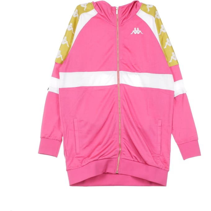 Banda 10 Banik dames trainingsjack fuchsia/wit/geel