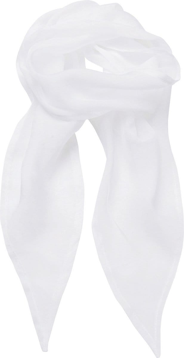 Premier Ladies Chiffon Scarf PR740 - White - One size