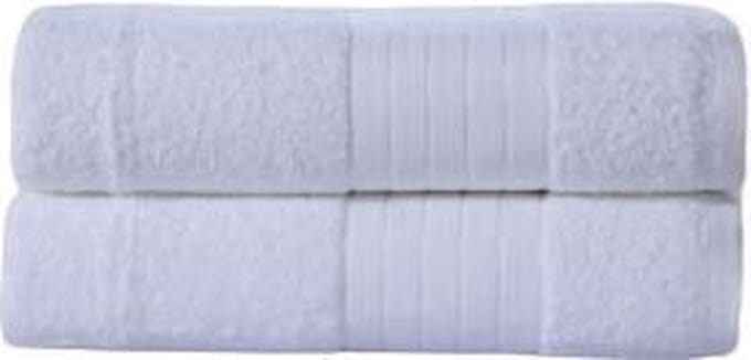 Good Morning uni handdoek effen kleur - Handdoekenset 2 - Wit - Badstof