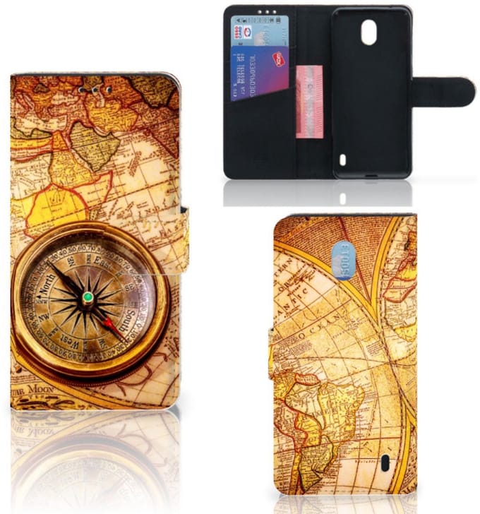 Nokia 1 Plus Flip Cover Kompas