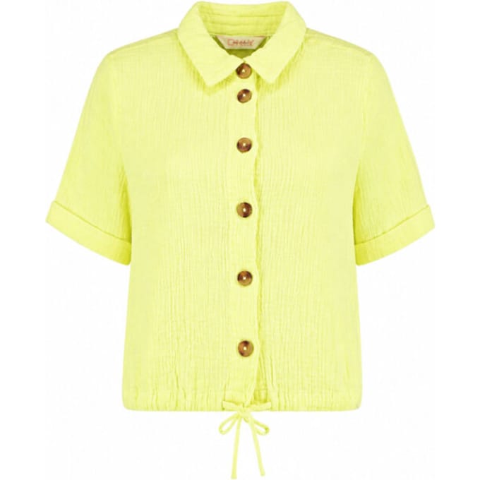 ONLY - ONLTHYRA S/S V-NECK STRING TOP CS WVN Dames Top