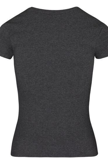 Hunkemöller Shortsleeved Pyjama Top Grijs