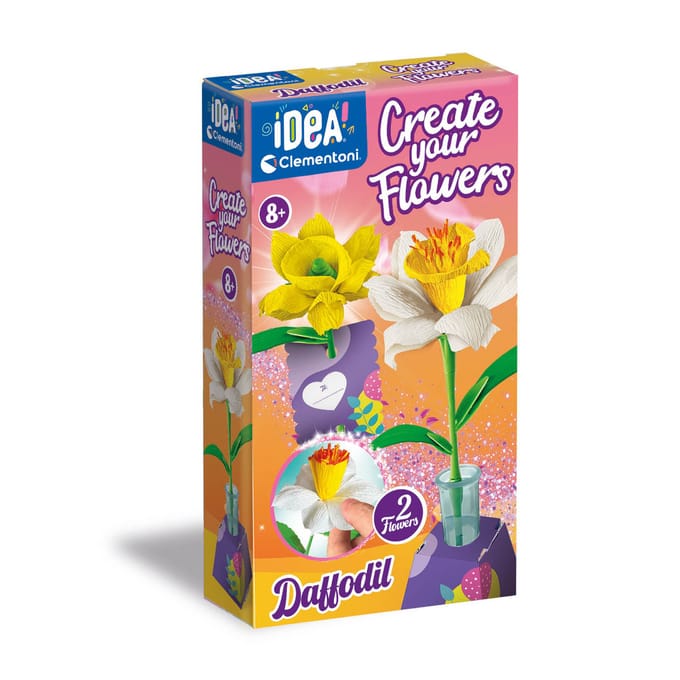 Clementoni iDea - Geurende bloemen maken - Narcis - vanaf 8 jaar - 2 stuks