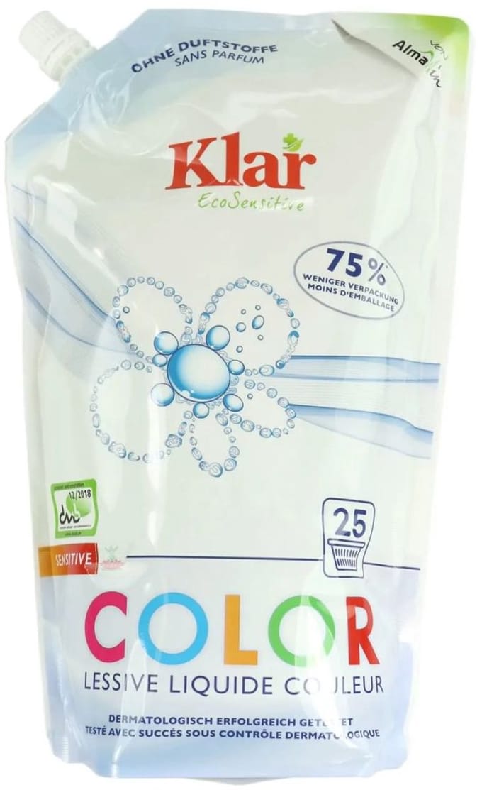 Vloeibaar Wasmiddel Kleur 1,5L Eco Pack – Geconcentreerd & Milieuvriendelijk