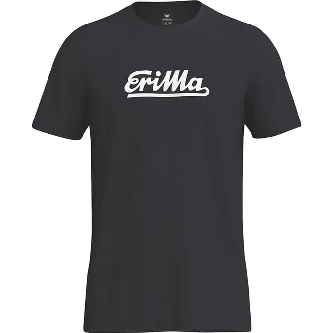 Erima Retro T-Shirt Kinderen - Zwart | Maat: 140