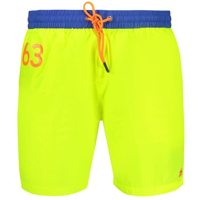 Noorwegen 1963 Giallo Poliammide Mannen Zwem Boxer