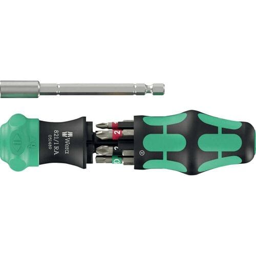 Wera Kraftform Compact 28 RA 1 bitschroevendraaier - 1/4 inch, magnetisch