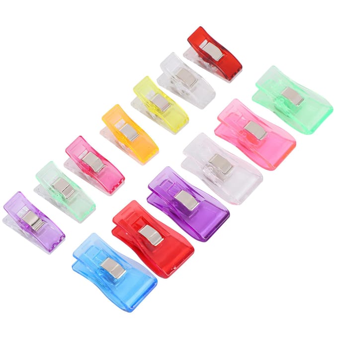 100 stuks Naaiklem Quilting Klem Set PatchWork Borduurwerk Binding Benodigdheden Knutselgereedschap pink
