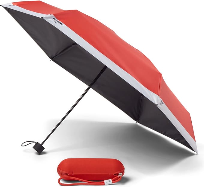 Copenhagen Design - Paraplu Compact in Reistas - Red 2035 - Polyester - Rood -