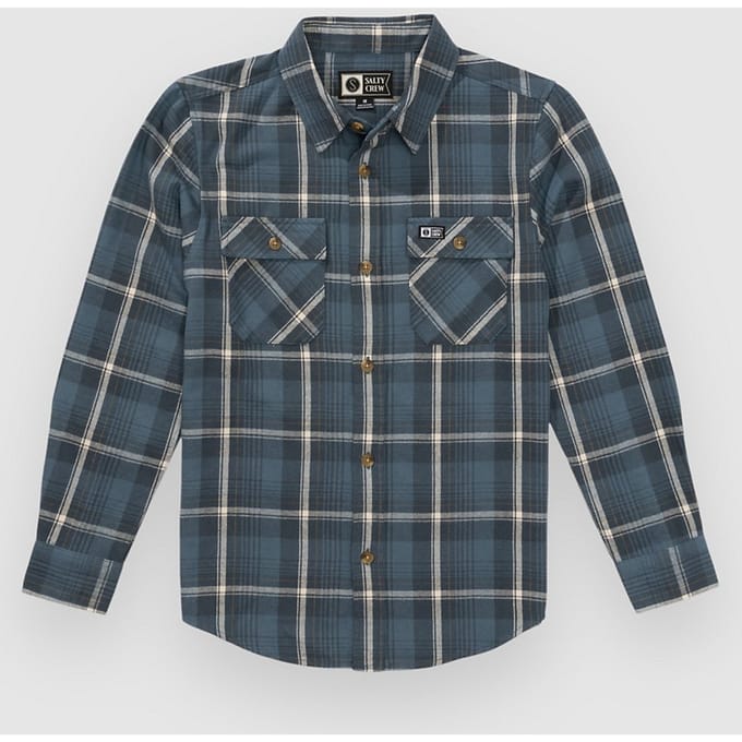 Salty Crew Daybreak Flannel Kids Shirt blauw