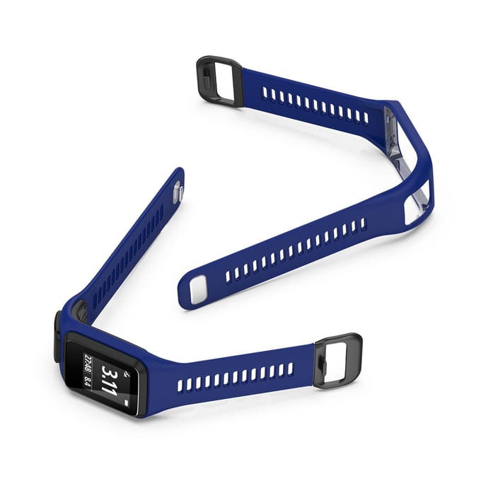 Compatible pour Bracelet Connecté TomTom Compatible pour Tom Tom Runner23 Spark Silicone blue