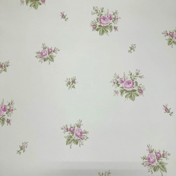 Bloemen roosjes behang 411300
