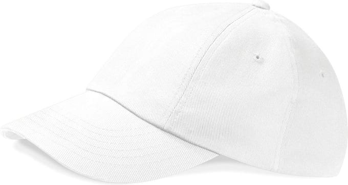 Beechfield Laag profiel pet in drillkatoen B58 - White - One size