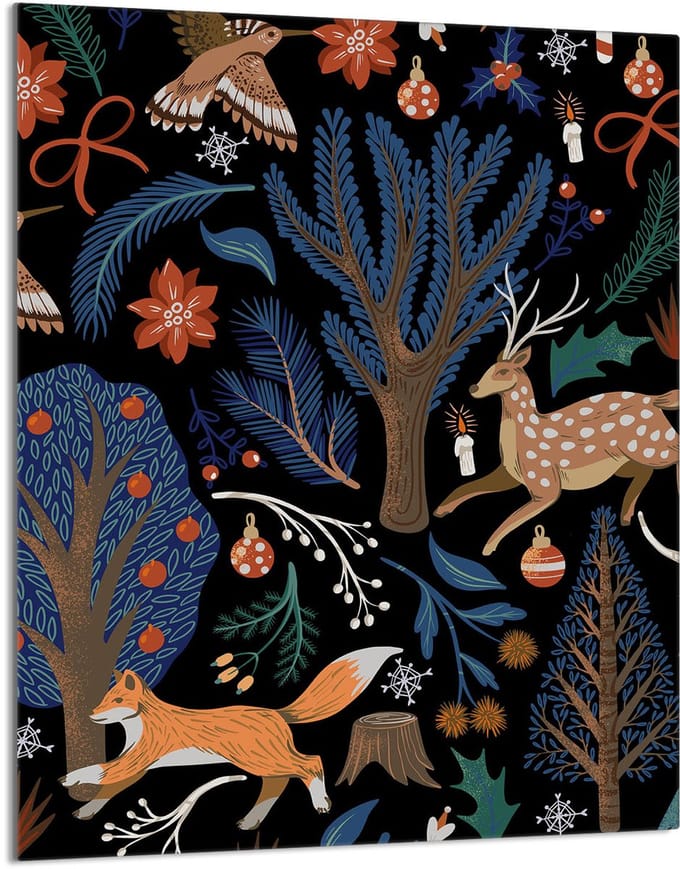 TMK ArtDeko - Snijplank - Glas - 40x52 cm - Dieren Motief