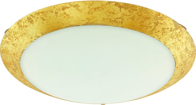 EGLO MONTENOVO wandarmatuur/plafonniÃ¨re, wit, goud