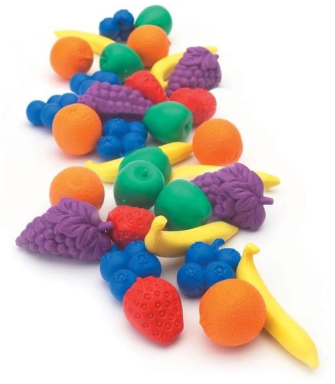 Edx Education Sorteer Figuren - Fruit thema voor kleuters - 108 stuks