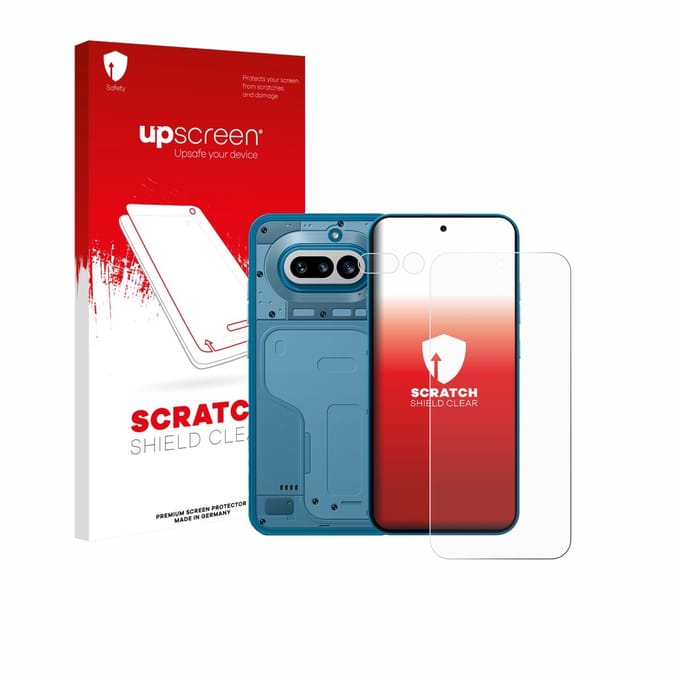 upscreen - Screenprotector voor Nothing Phone (4a) (Voor+Camera) - Folie Beschermfolie transparant