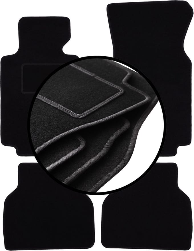 Complete set veloursmatten voor: BMW 7 E38 sedan (1994-2001)