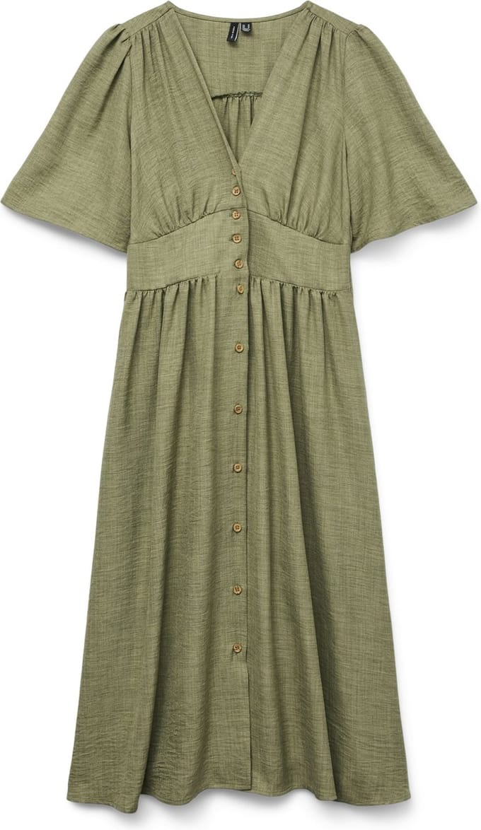 VERO MODA - VMMELANEY 2/4 BLK DRESS WVN NOOS - Dames - Mini jurken