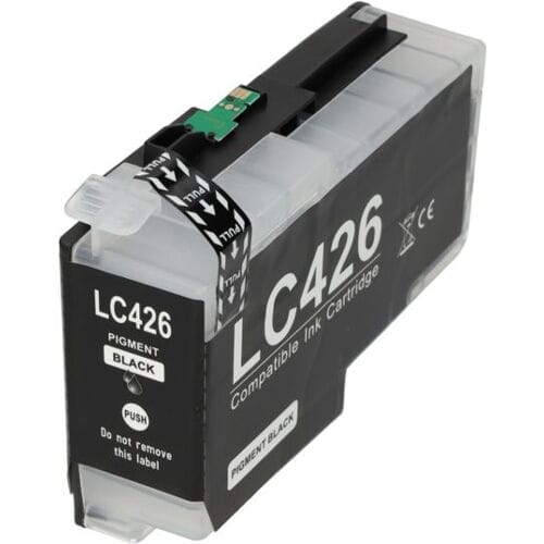 PrintAbout Inktcartridge LC-426BK Zwart geschikt voor Brother