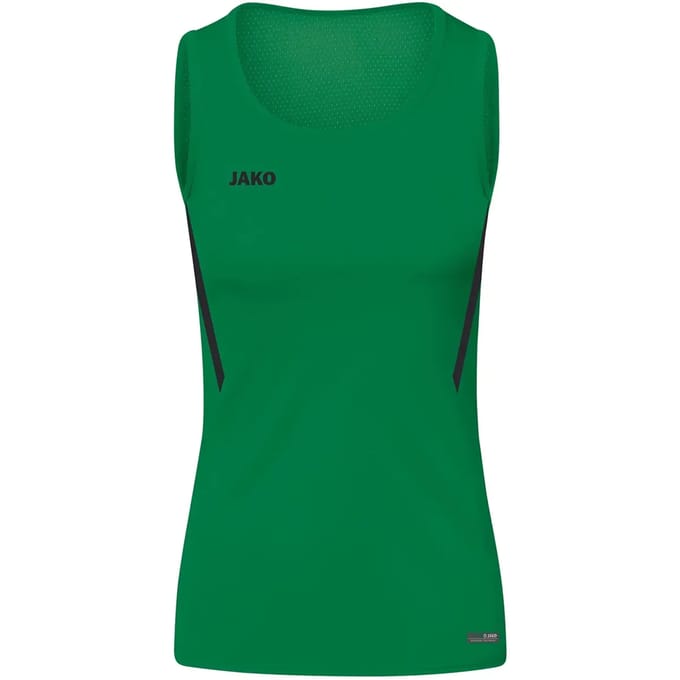Jako Challenge Tanktop Dames - Sportgroen / Zwart | Maat: 38