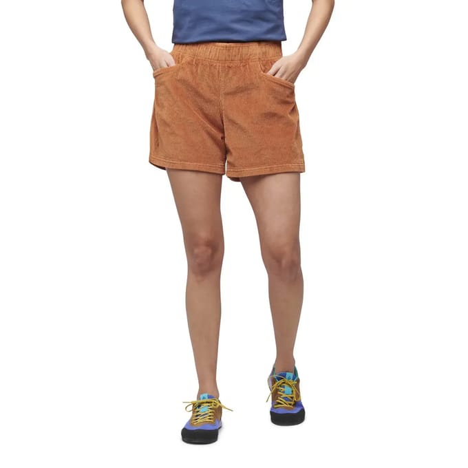 Fluwelen corduroy short voor dames Black Diamond Dirtbag