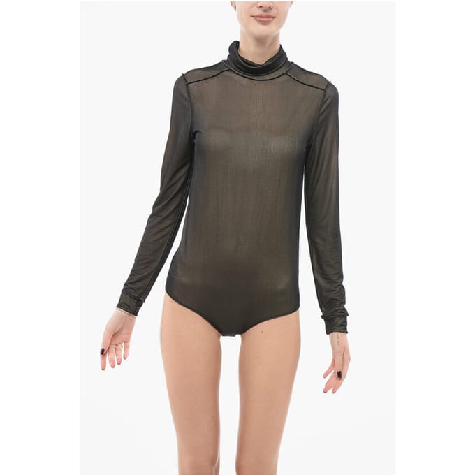 MM3 Viscose gelaagde body in bruin