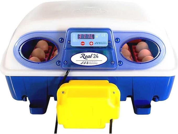 Borotto Real 24 broedmachine - automatische keersysteem