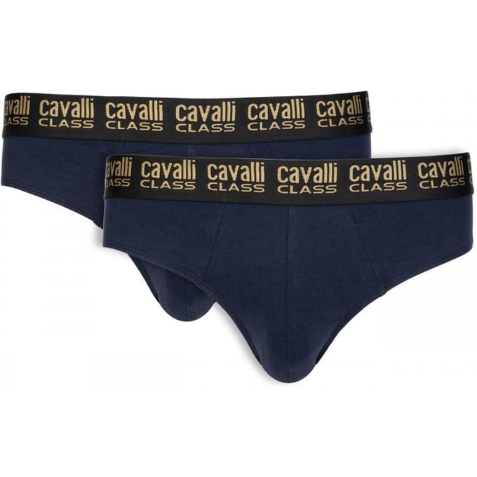Cavalli class culottes lot de 2 culottes homme bleu marine - Taille: M black
