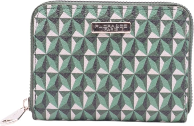 Flora & Co - geldbeugel - portemonnee - groen