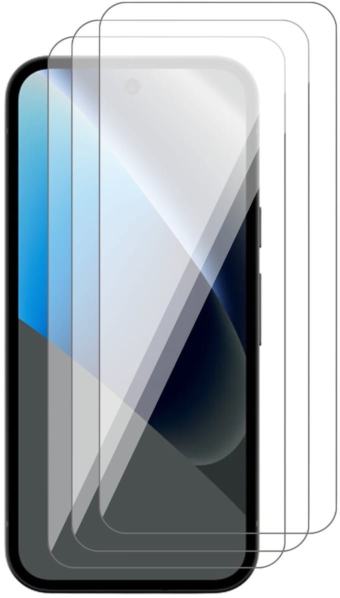 Screenprotector geschikt voor Google Pixel 10a - 3x Glas Screen Protector