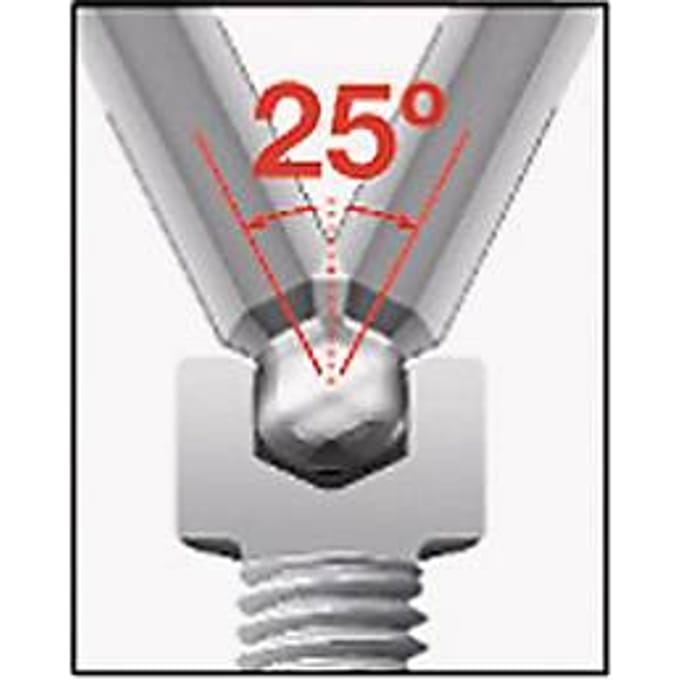 Zeskant-hoekschroevendraaier Reher 369R SW 5 mm met handvat 163 x 33 mm WIHA
