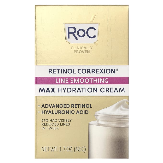 Retinol Correxion, Line Smoothing Max Hydration Cream, 48G(1.7oz) beige