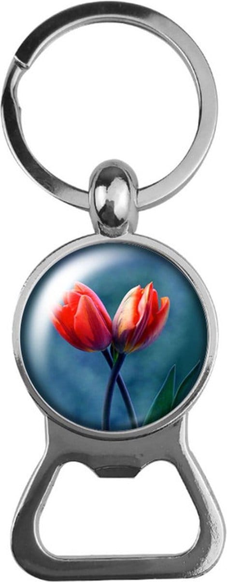 Bieropener Glas - Bloemen