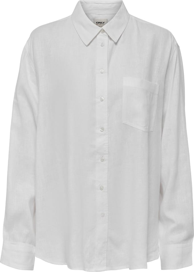 ONLY ONLTOKYO L/S LINEN BLEND SHIRT PNT NOOS Dames T-shirt  - Maat M