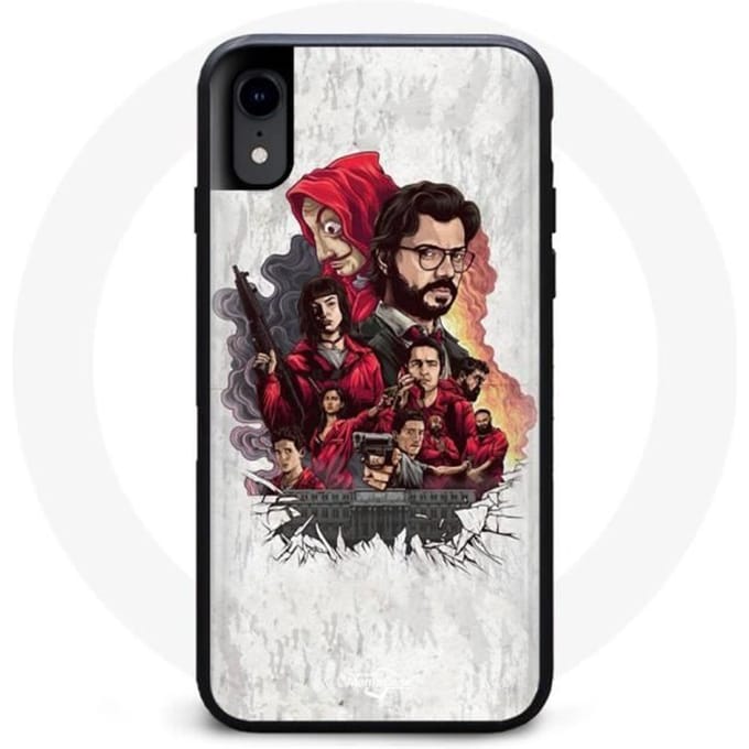Coque Iphone X Série masque La Casa De Papel