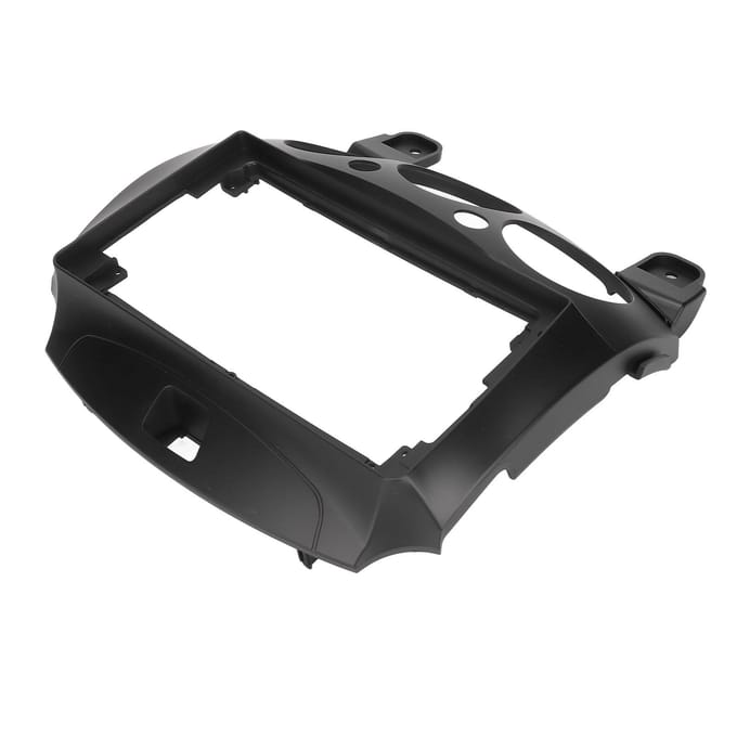 Navigatie Paneel Frame Trim ABS Dashboard Cover 2 Din Vervanging voor Mazda 2 2007?2013 black