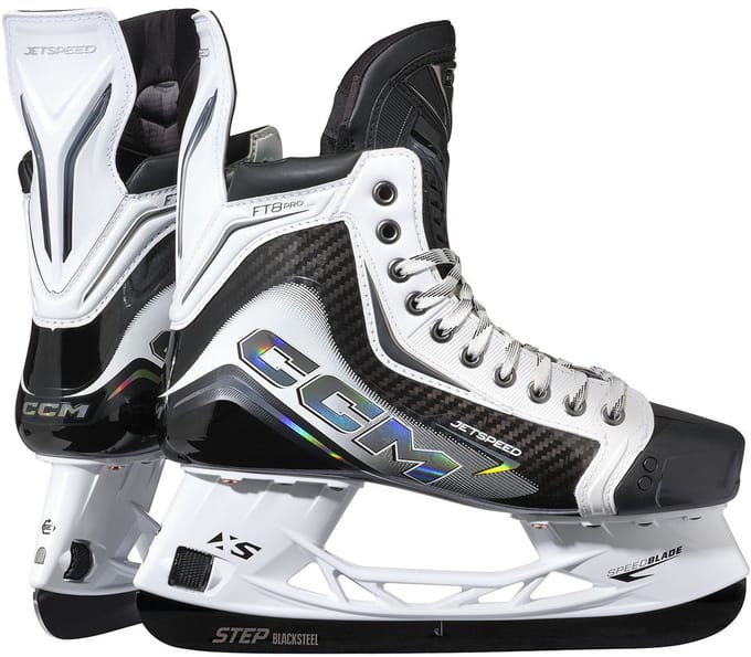 Ccm Jetspeed Ft8 Pro Skates White Sr 10.0 (45.5 Eu) - Reg.