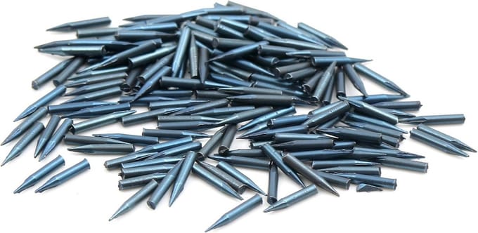 100 Stuks Stalen Spijkers Blauw 1,2 x 10 mm met Platte Kop