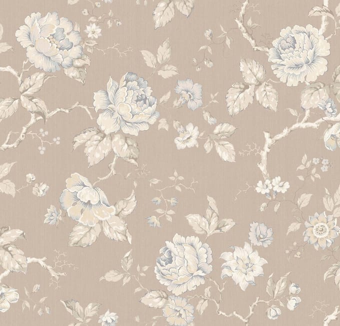 Boråstapeter Vliesbehang 4828 - New Heritage - Klassiek Beige - 49cm x 10.05m