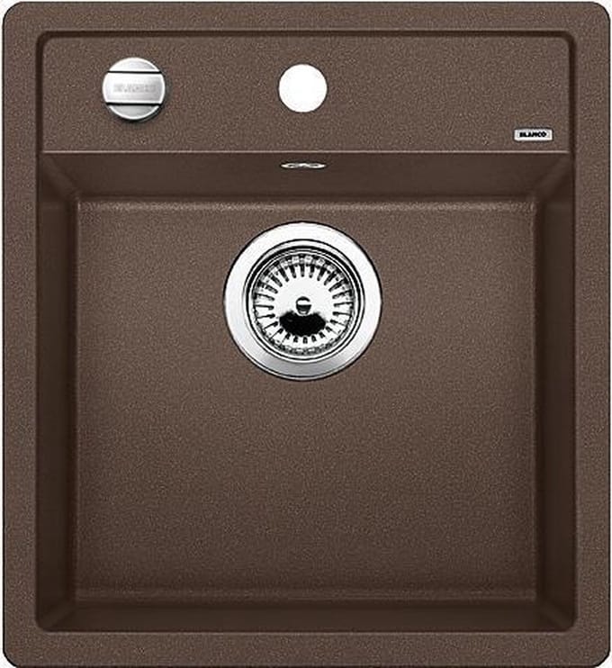 Spoelbak Blanco Dalago vlakbouw cafe 517171. Draaiknopbediening.