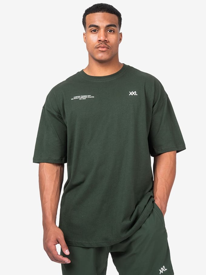 XXL Sportswear Everyday Training T-Shirt - Green Groen M