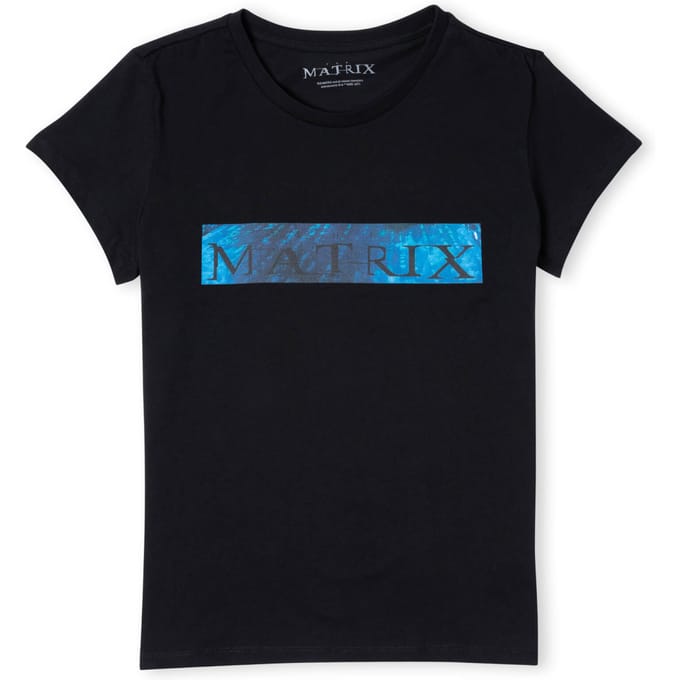 The Matrix Code Women's T-Shirt - Zwart - XL