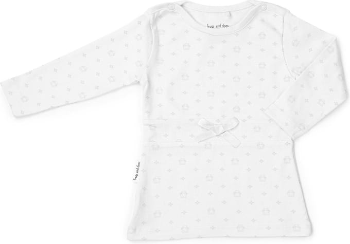 Frogs and Dogs - Jurkje Basic - Wit - Maat 56 - Meisjes