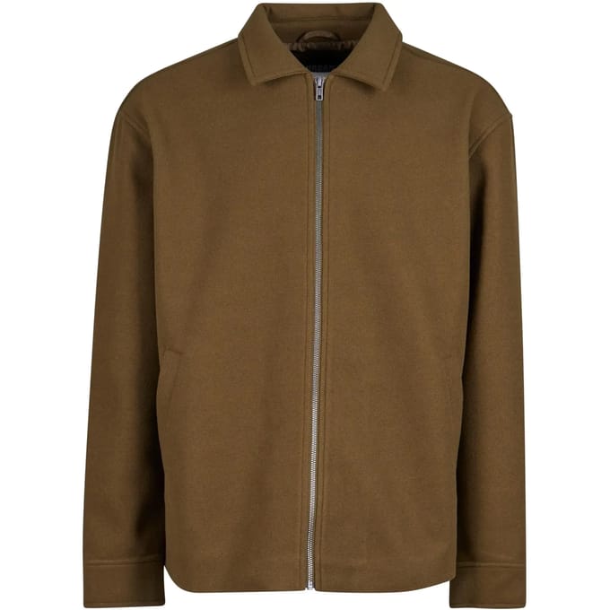 Urban Classics - Basic Blouson Jacket - M - Olijfgroen