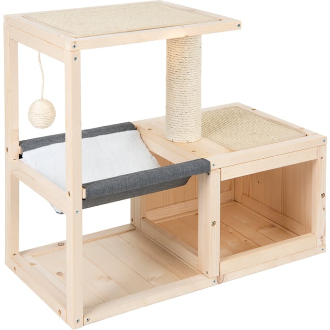 - L 70 x B 35 x H 60 cm -  Modern Living Kattenhuisje Bora Bora