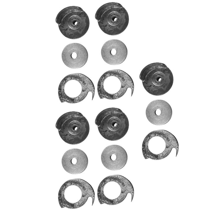 5 sets/lot Spoel Shuttle Bobinehouder voor Schoen Naaien Herstellen Reparatie Machine Onderdelen gray