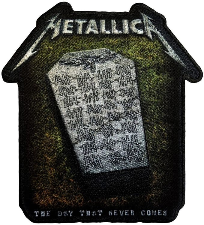 Metallica Never Die Tombstone - Patch
