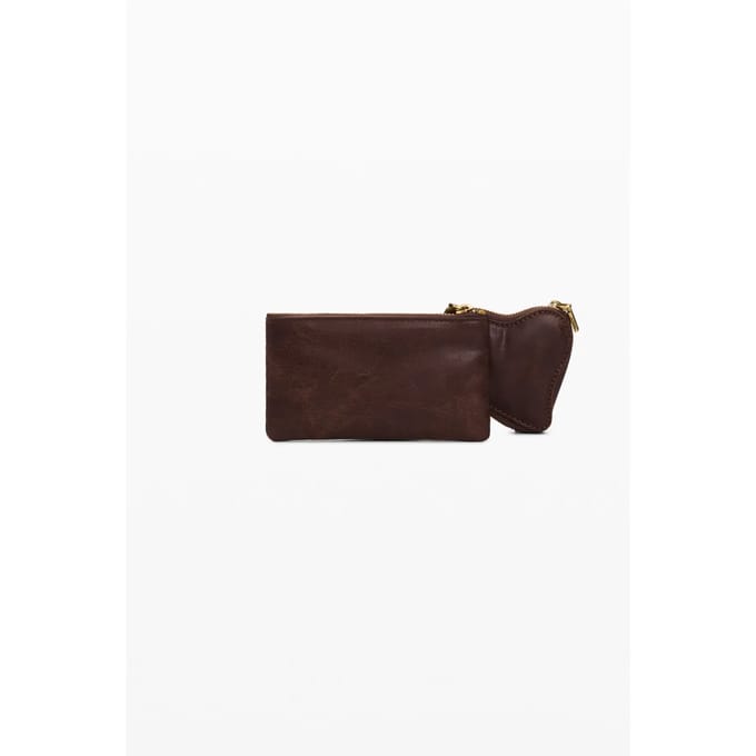 Desigual portemonnee Mone Coriolis Fion Long Wallet Leather West bruine