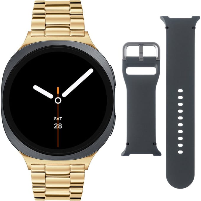 Samsung Special Edition Galaxy Watch 8 Grijs/Goudkl Staal 44mm